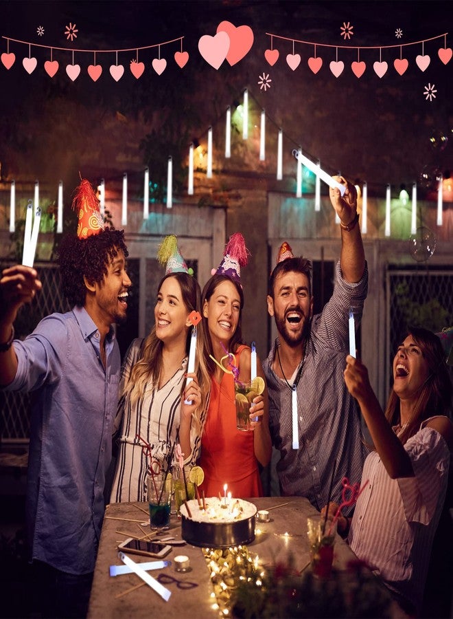 LEIFIDE 100 Pcs 6 Inch Glow Sticks Bulk White Glow Stick Light Sticks Light up Favors for Wedding Parties Activities - Image 3